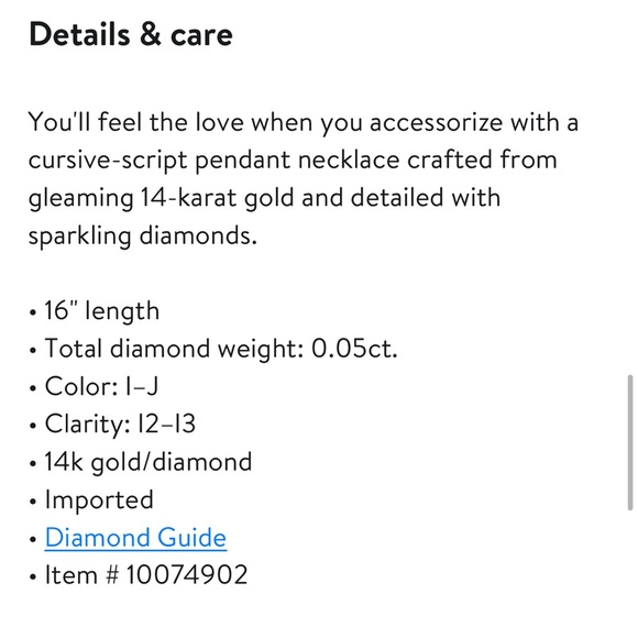 NWOT Adina Reyter Groovy Love Diamond Pendant Necklace - Picture 5 of 5